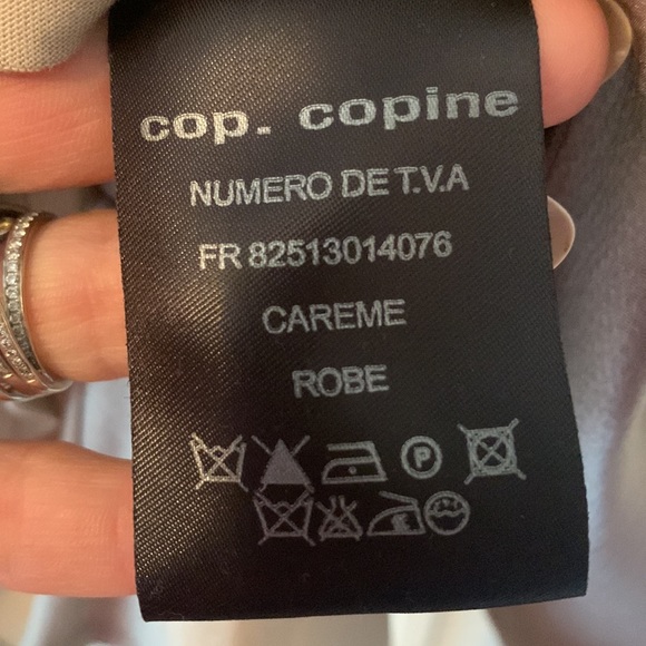 Cop Copine silk sleeveless dress in beautiful champagne colour US size 8. - Picture 4 of 6